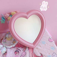 Pink Heart Mirror CLOUDANIMESTUDIO