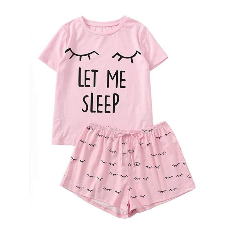 Kawaii "Let Me Sleep" Pajama Set