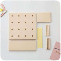 Wall Peg Board & Shelf Kit CLOUDANIMESTUDIO