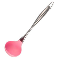 Pink Silicone Cooking Utensils Set