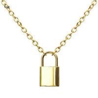 Lock Pendant Necklace