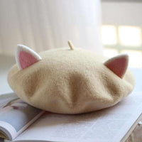 Kawaii Cat Ears Beret CLOUDANIMESTUDIO