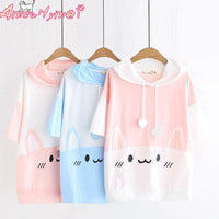 Bunny Print Hoodie