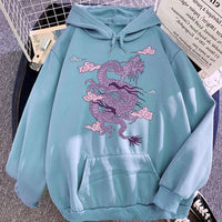 Sky Dragon Harajuku Hoodie CLOUDANIMESTUDIO