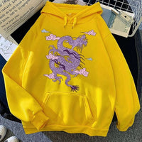 Sky Dragon Harajuku Hoodie CLOUDANIMESTUDIO