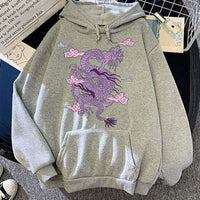 Sky Dragon Harajuku Hoodie CLOUDANIMESTUDIO