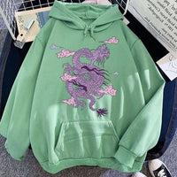 Sky Dragon Harajuku Hoodie CLOUDANIMESTUDIO
