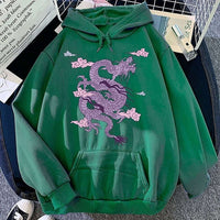 Sky Dragon Harajuku Hoodie CLOUDANIMESTUDIO