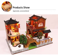 Chinese Ancient Town Dollhouse Kit CLOUDANIMESTUDIO