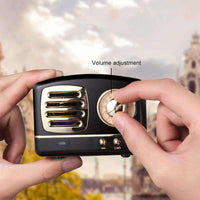 Retro Radio Bluetooth Speaker CLOUDANIMESTUDIO