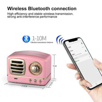 Retro Radio Bluetooth Speaker CLOUDANIMESTUDIO