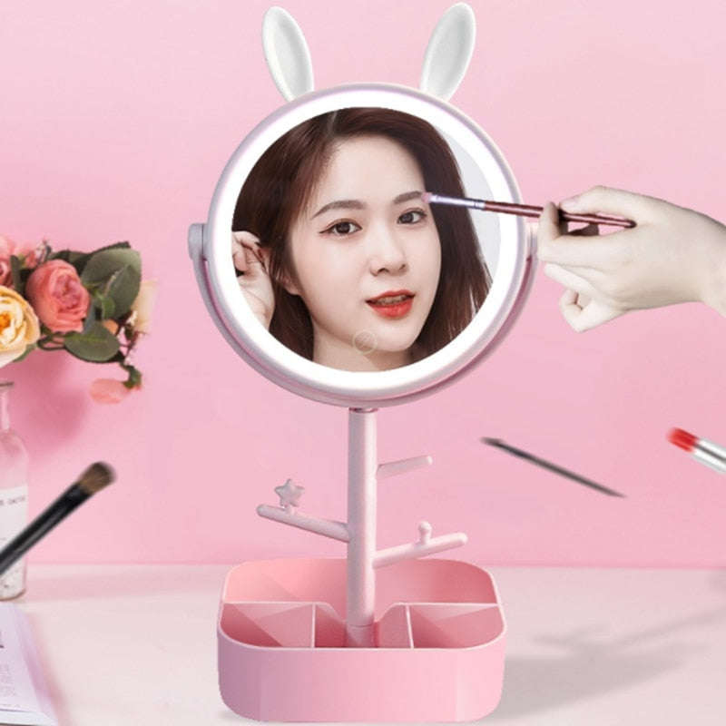 Kawaii Vanity Mirror Lamp CLOUDANIMESTUDIO