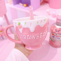 Strawberry Milk Mug CLOUDANIMESTUDIO