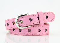 Heart-Shaped Eyelet Waist Belt