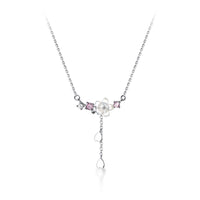 Sakura Drop Charm Pendant Necklace CLOUDANIMESTUDIO