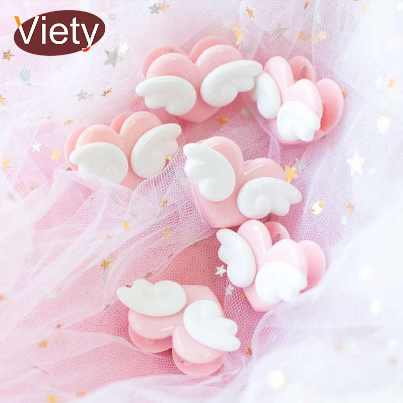 Heart Shaped Paper Clips With Angel Wings CLOUDANIMESTUDIO