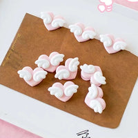 Heart Shaped Paper Clips With Angel Wings CLOUDANIMESTUDIO