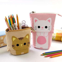 Cat Pencil Case With Zipper CLOUDANIMESTUDIO