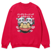 Cute Ramen Pandas Sweatshirt