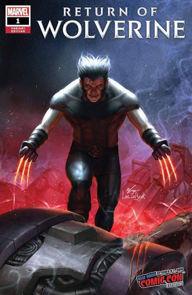 RETURN OF WOLVERINE #1 NYCC INHYUK LEE EXCLUSIVE VAR 2018 [INST] CLOUDANIMESTUDIO