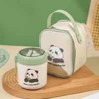 Round Panda Bento Box