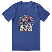 July 4th Eagle And Boy T-Shirt