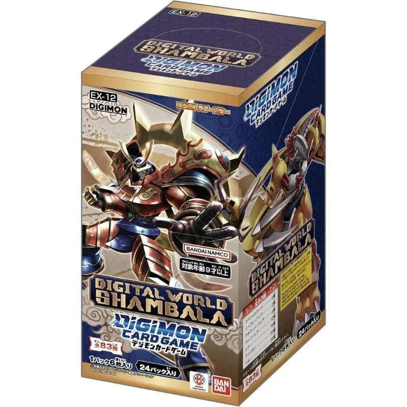 (Japanese) Digimon TCG: Digital World Shambala EX-12 Booster Box CLOUDANIMESTUDIO