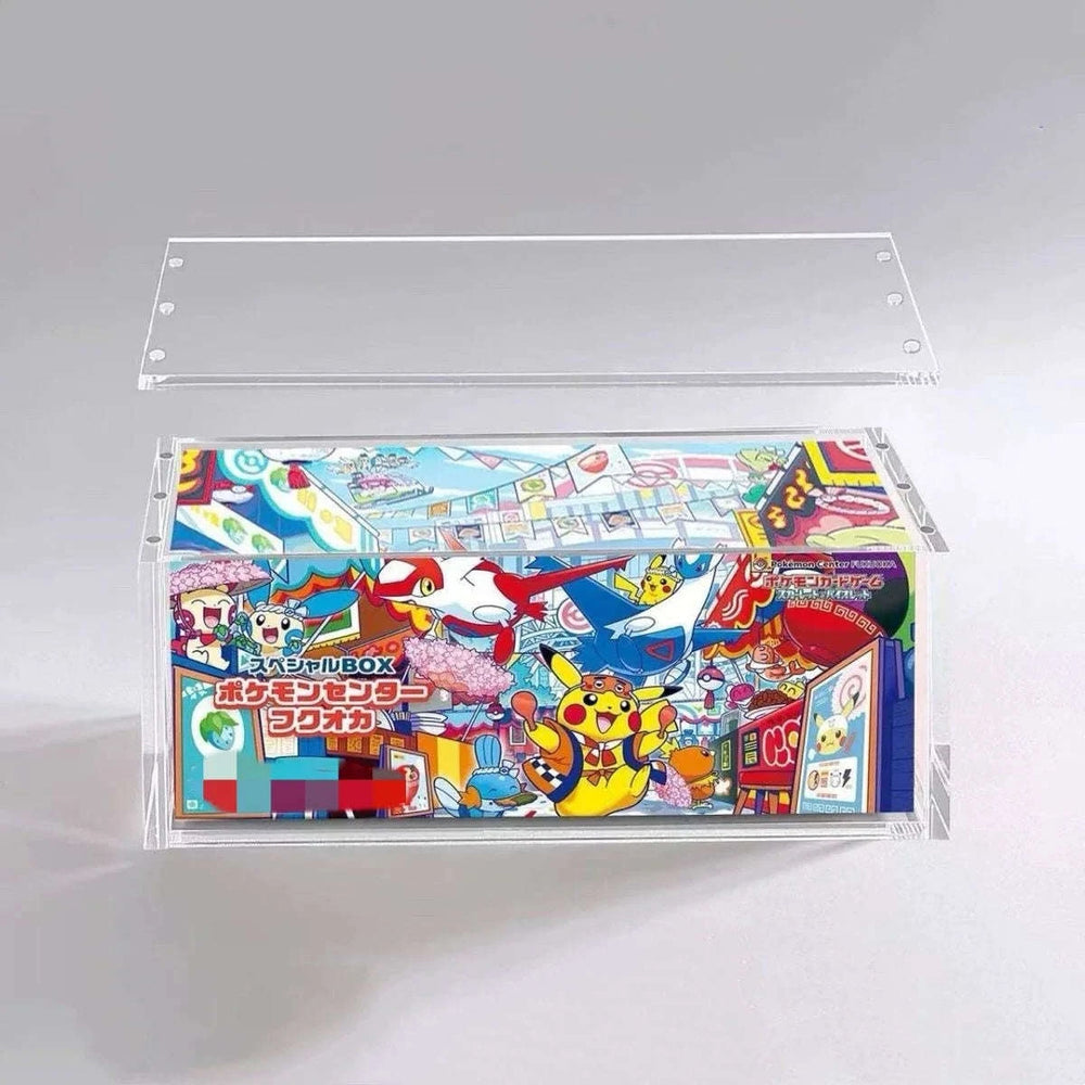 Premium Pokémon Center Japanese Special Box Protective Display Acrylic Case Version 2 CLOUDANIMESTUDIO