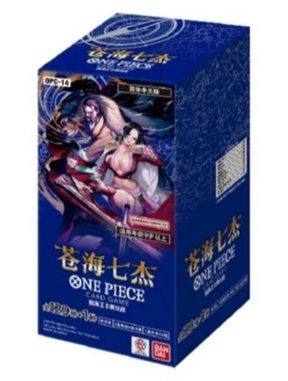 (S-Chinese) One Piece TCG: The Azure Sea's Seven OPC-14 Booster Box CLOUDANIMESTUDIO