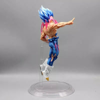 Vegeta Ultra Ego and Super Saiyan Blue Swappable Heads Anime Figure, Dragon Ball Z Action Figurines