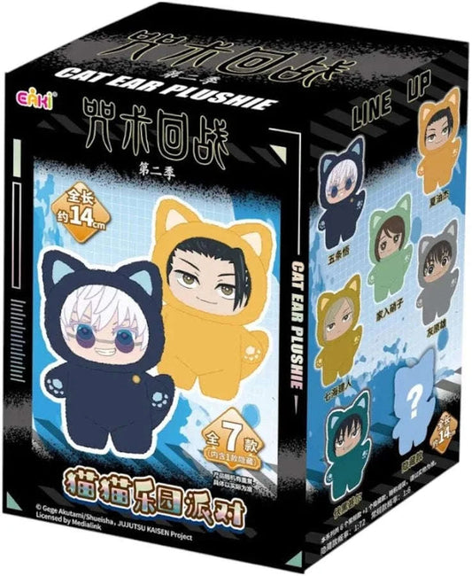 EAKI Jujutsu Kaisen Cat Ear Plushies Series Vinyl Plush Toy Blind Box CLOUDANIMESTUDIO