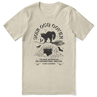 Join Our Coven Cat T-Shirt CLOUDANIMESTUDIO