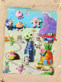 SpongeBob Heartbeat Encyclopedia Series Magnet Blind Box Figure