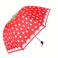 Cute Strawberry Children's Umbrella