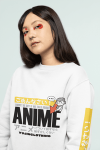 Anime Talk Sweatshirt CLOUDANIMESTUDIO