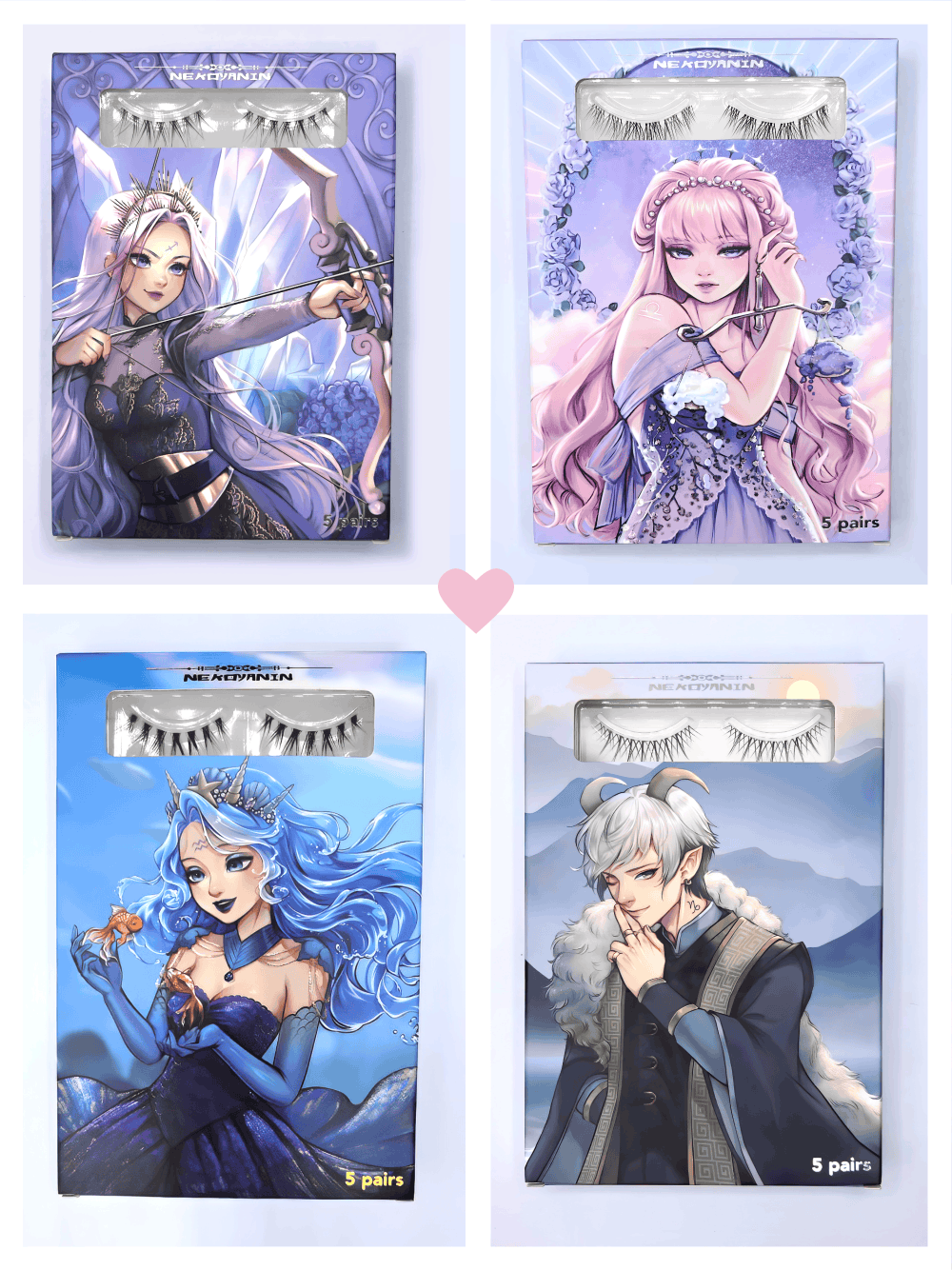 Zodiac Manga Lashes CLOUDANIMESTUDIO