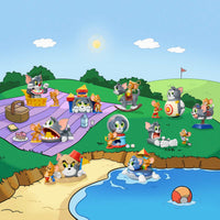 Tom and Jerry Funfair Series Figures by POP MART CLOUDANIMESTUDIO