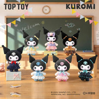 Top Toy Kuromi School Life Series Vinyl Plush Keychain Blind Box Pendant