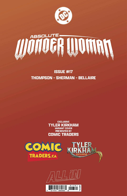ABSOLUTE WONDER WOMAN #17 TYLER KIRKHAM Megacon 2026 EXCLUSIVE VIRGIN VAR (02/25/2026)