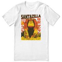Santazilla Christmas T-Shirt
