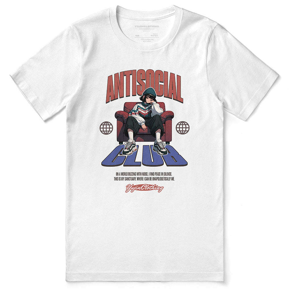 Antisocial Mood T-Shirt CLOUDANIMESTUDIO
